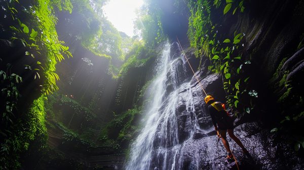 Adventure and adrenalin: canyoning in Bali